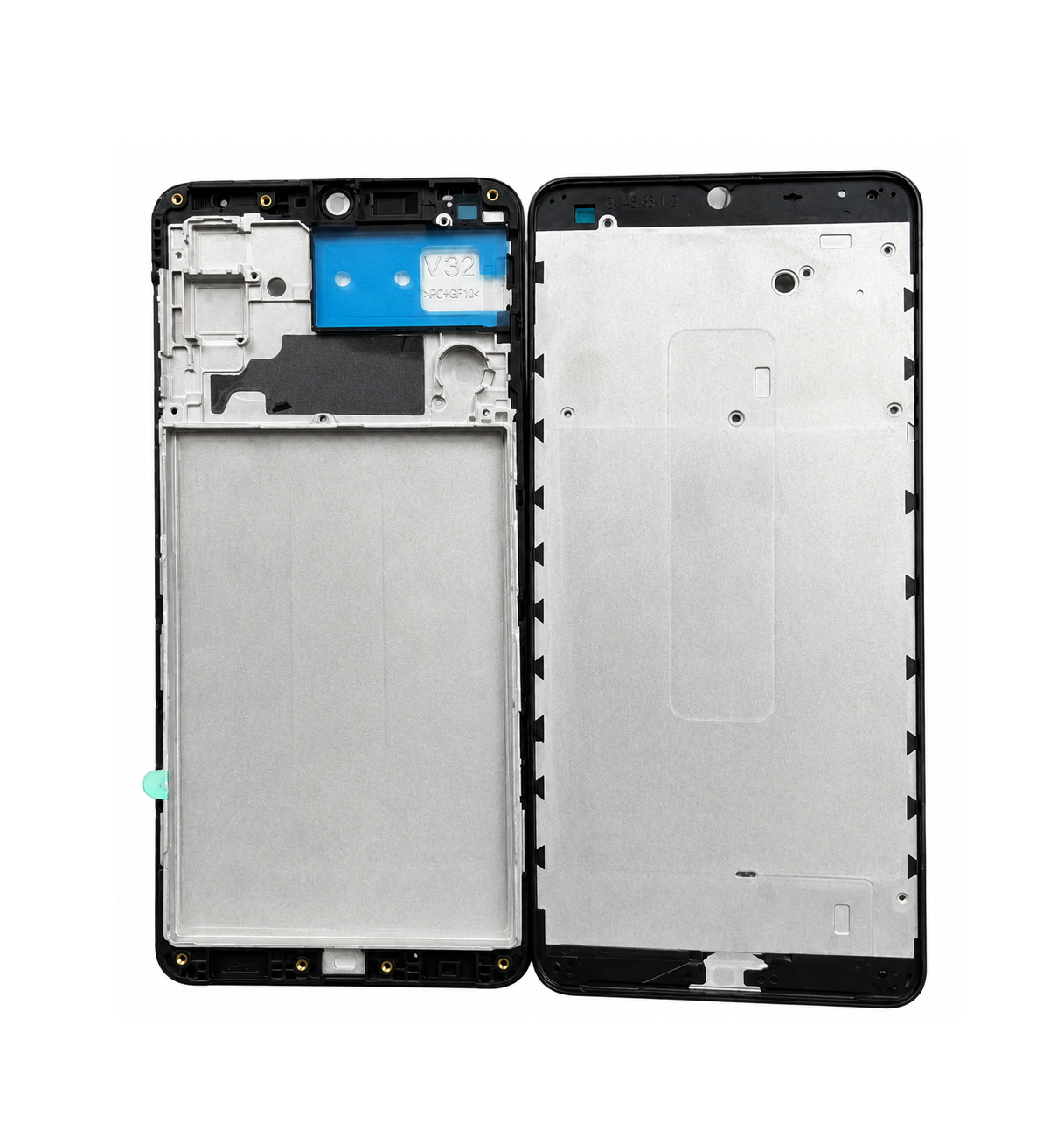 Lcd Middle Frame  Chassis for Samsung Galaxy M32 4G - Black
